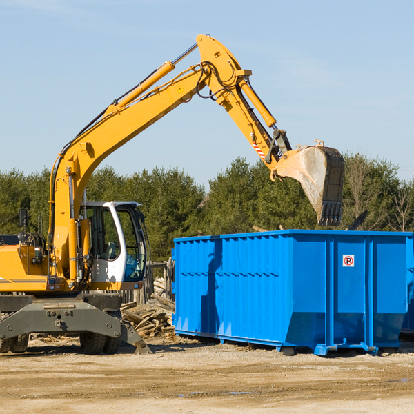 what are the rental fees for a residential dumpster in Choptank MD